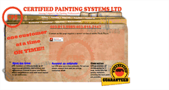 Desktop Screenshot of certifiedpaintingsystems.com